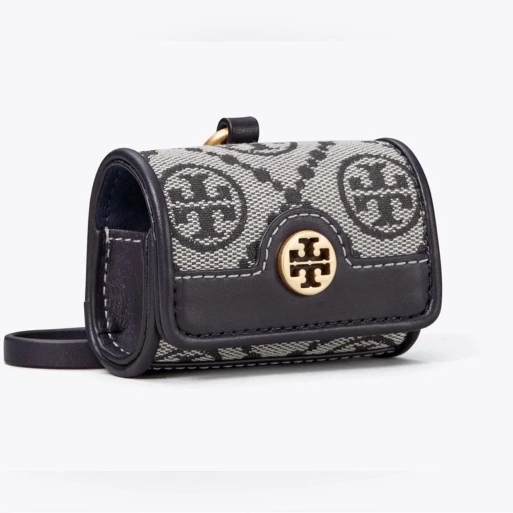 Tory Burch T Monogram Jacquard Airpods Case